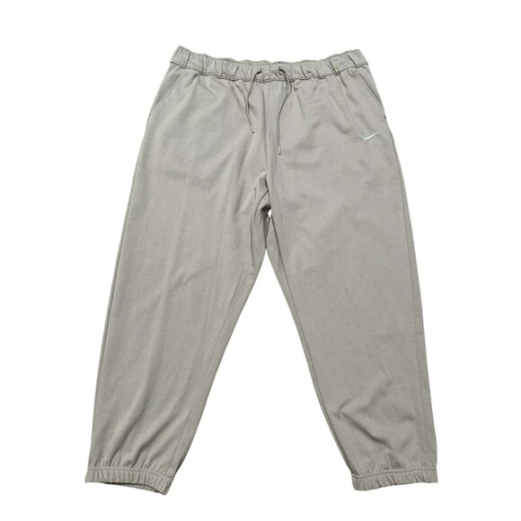 NIKE beige Women’s 3X Loose Fit Mid Rise Joggers~NWT DV4864-272 - Picture 1 of 8